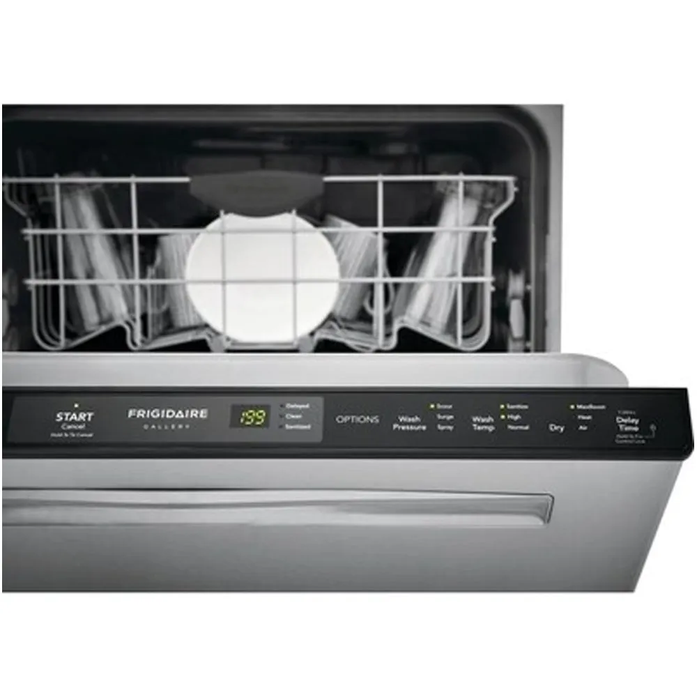 Frigidaire-Gallery 49 Decibel and Hard Food Disposer Built In Dishwasher - Resistant Stainless Steel