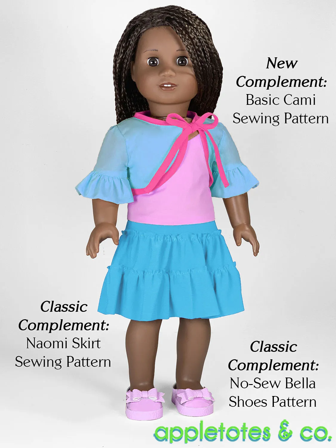 Gemma Overlay Jacket 18 Inch Doll Sewing Pattern