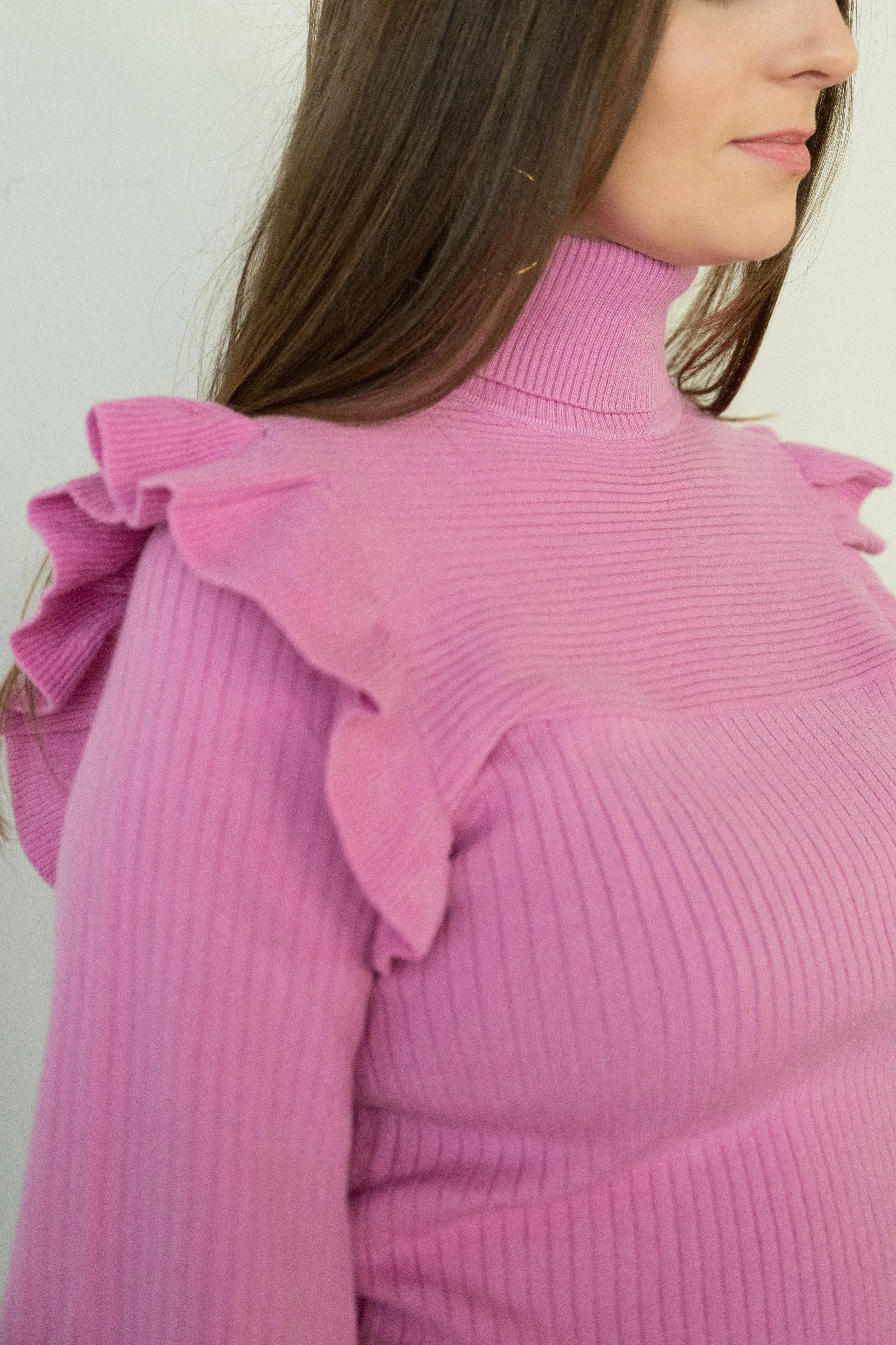 Gianna Ruffle Sweater