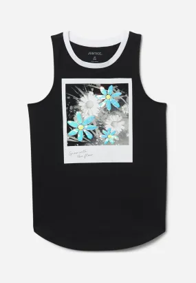 Graphic Scoop Neck Tank