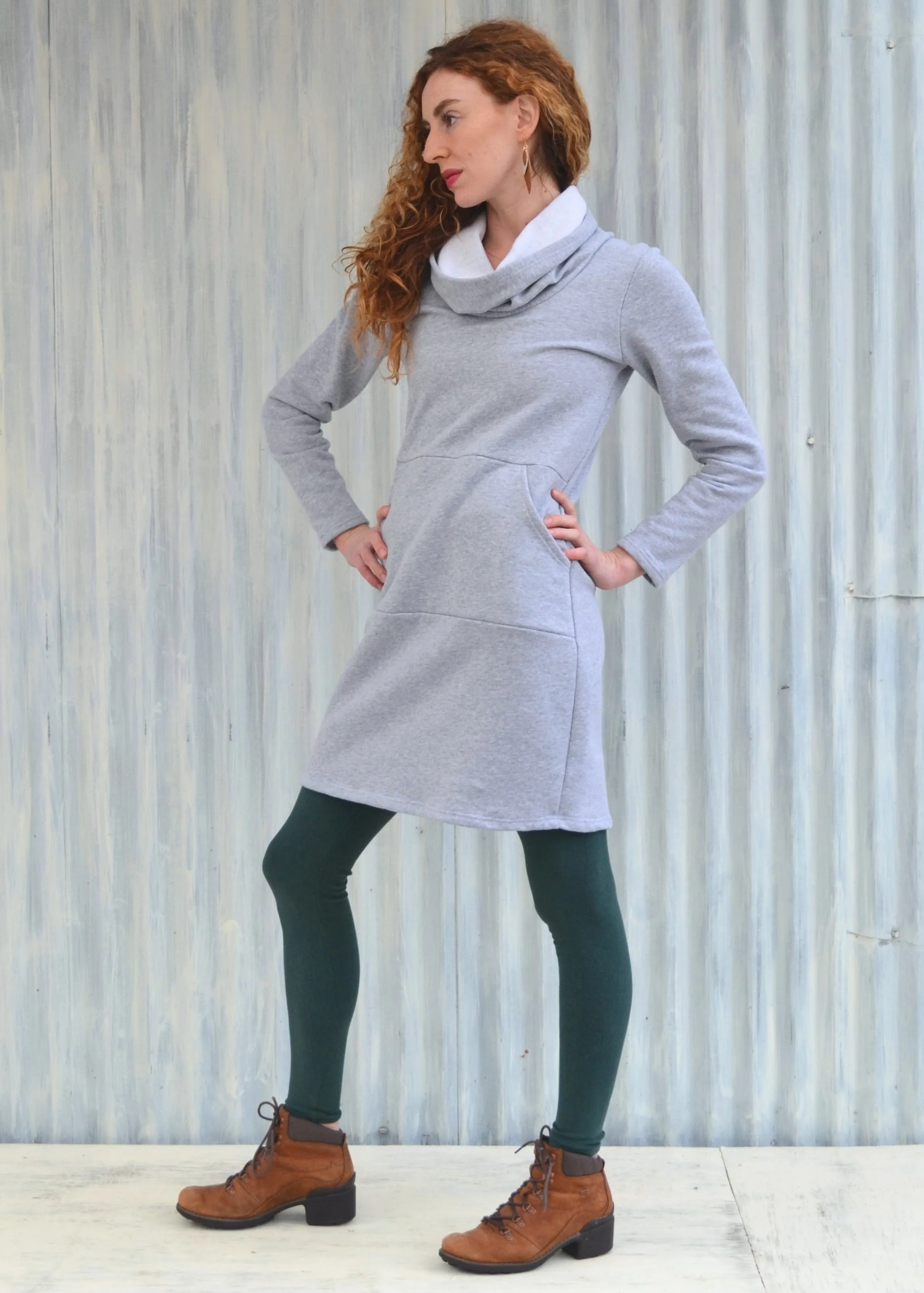 Gray Harper Tunic Dress