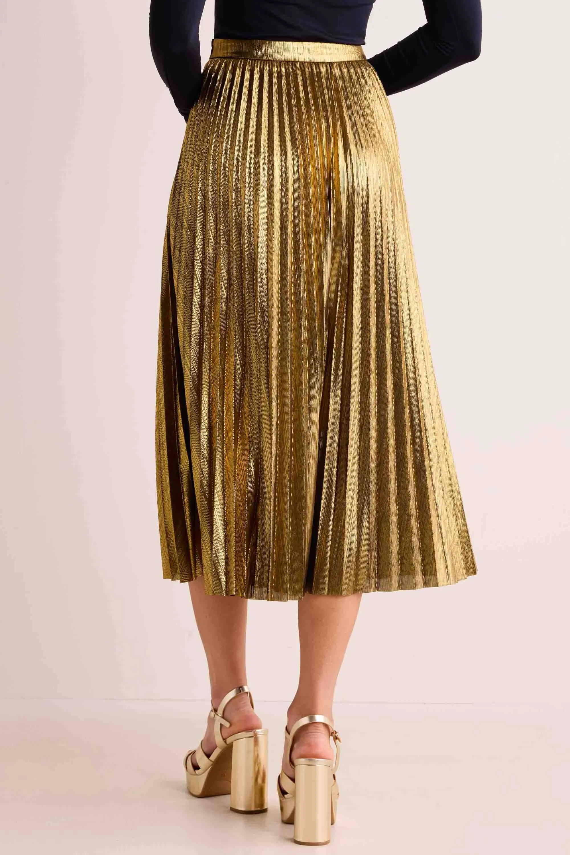 Hensley Skirt- Gold