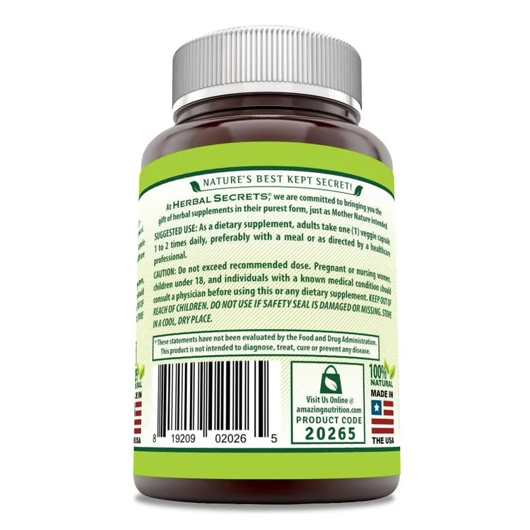 Herbal Secrets Maca | 950 Mg |  250 Veggie Capsules