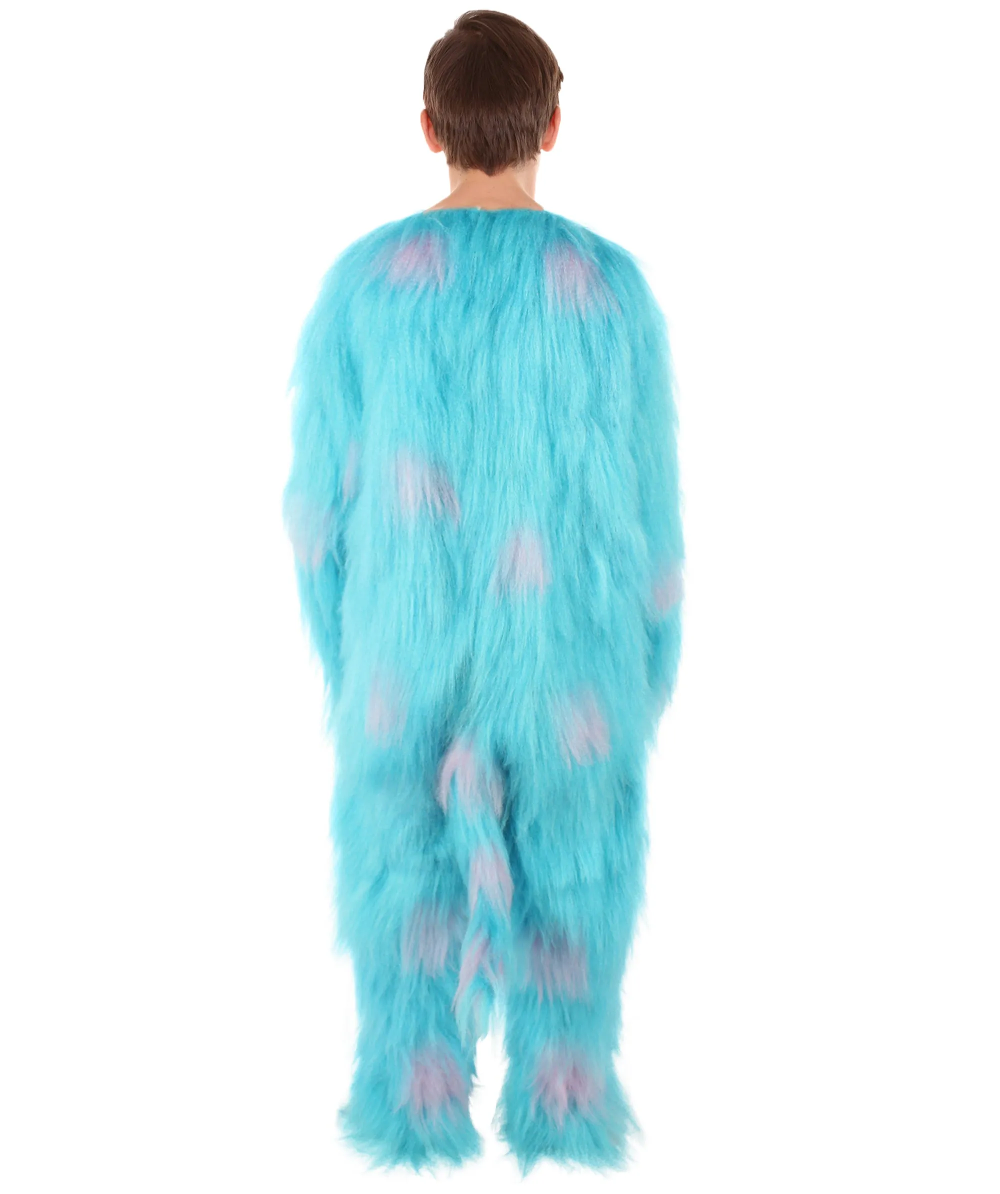 HPO Blue and Pink Scare Monster Costume  - Long Synthetic Fibers