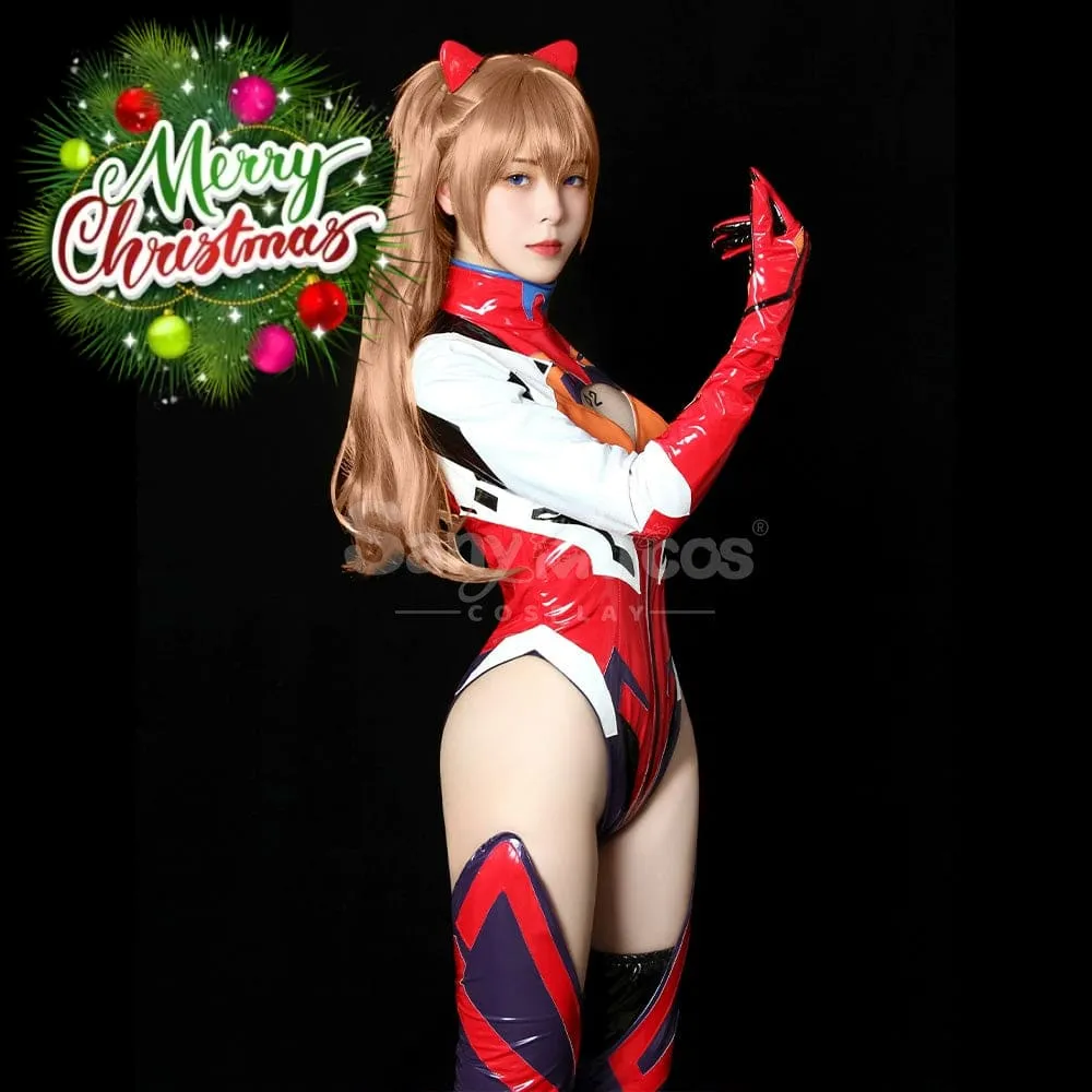 【In Stock】Anime Rebuild of Evangelion Cosplay Asuka Langley Soryu Battlesuit Cosplay Costume