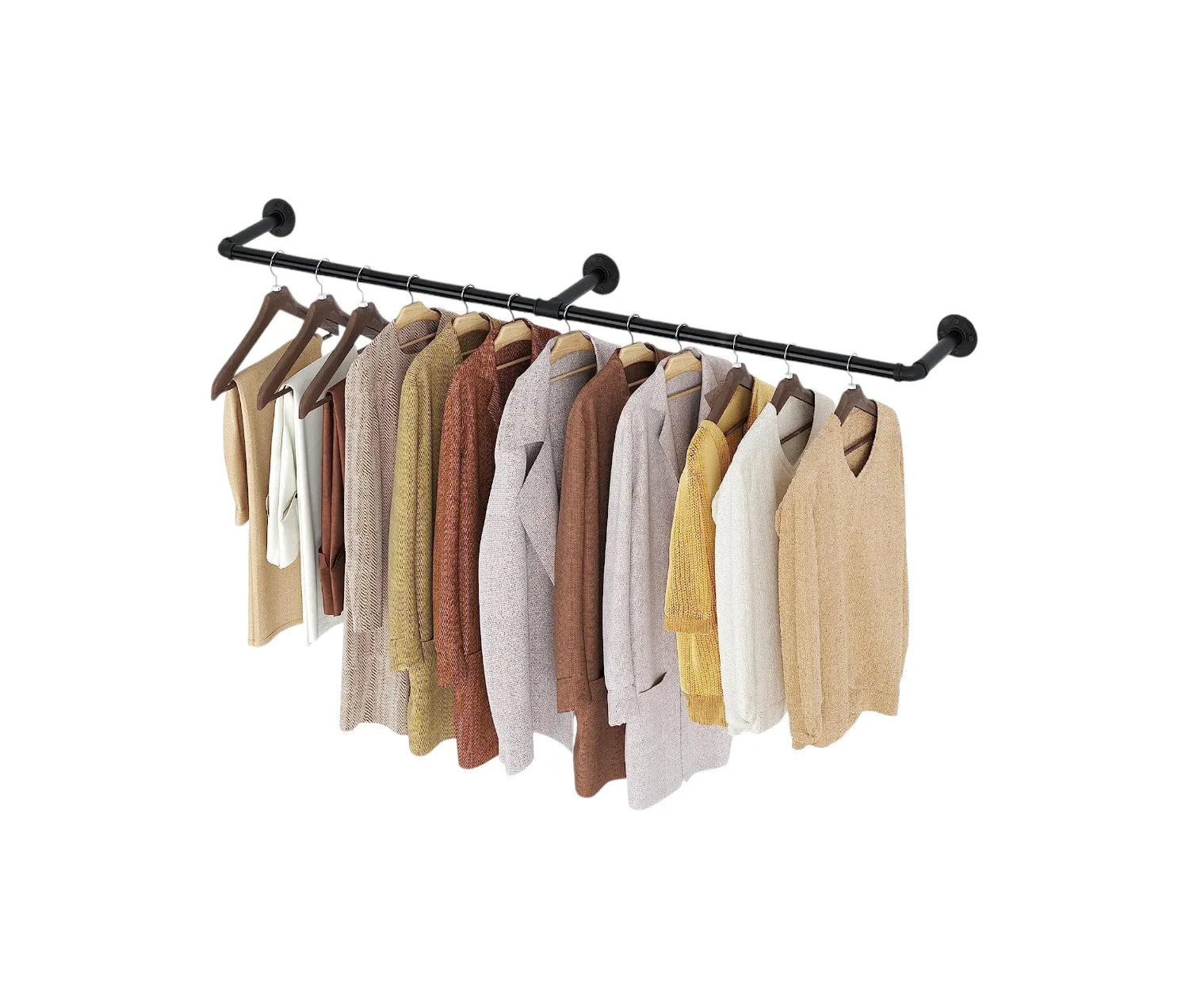 Industrial Pipe Clothes Rack-170CM