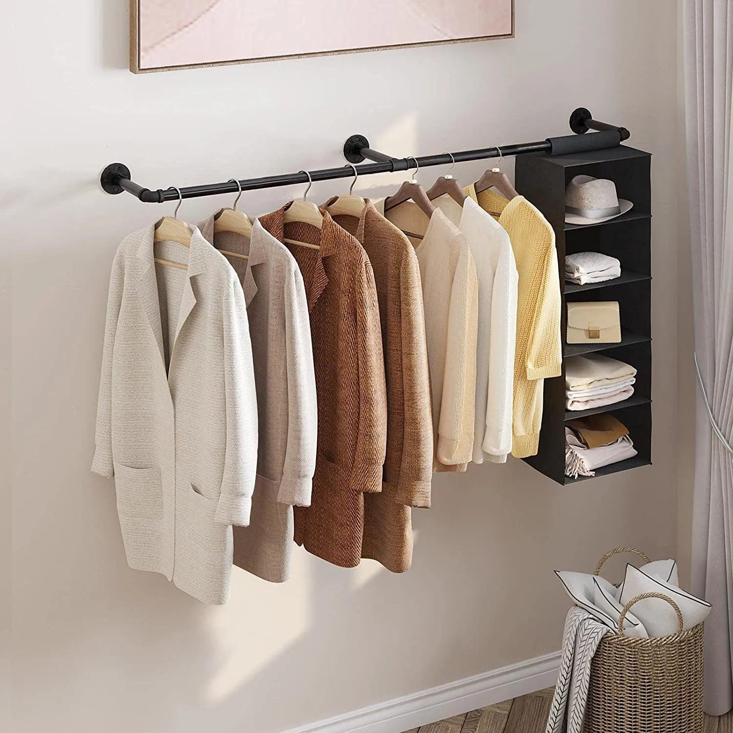 Industrial Pipe Clothes Rack-200CM