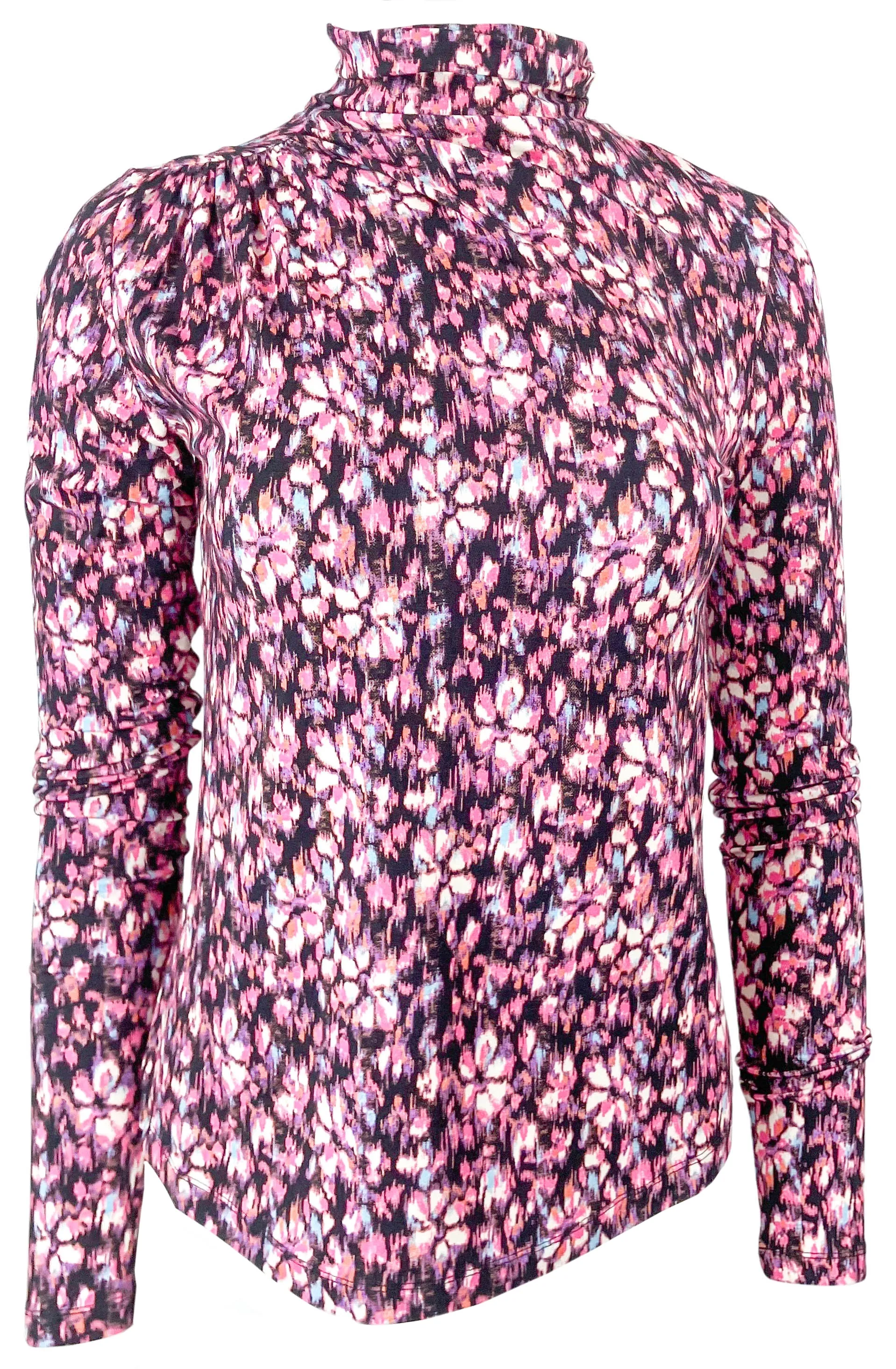 Isabel Marant Etoile Lou Turtleneck in Midnight Pink