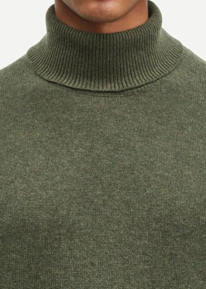 ISAK KNIT TURTLENECK | FOREST NIGHT