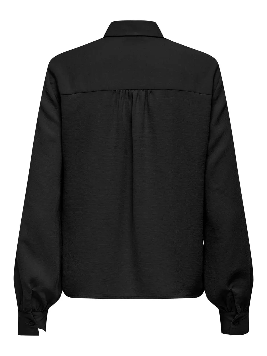 Jdyrachel L/s Lace Shirt Wvn - Zwart