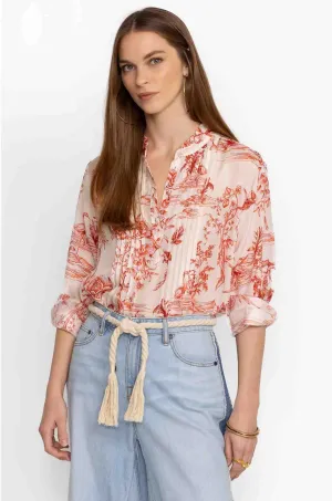 Johnny Was Spring Fire Malia Blouse