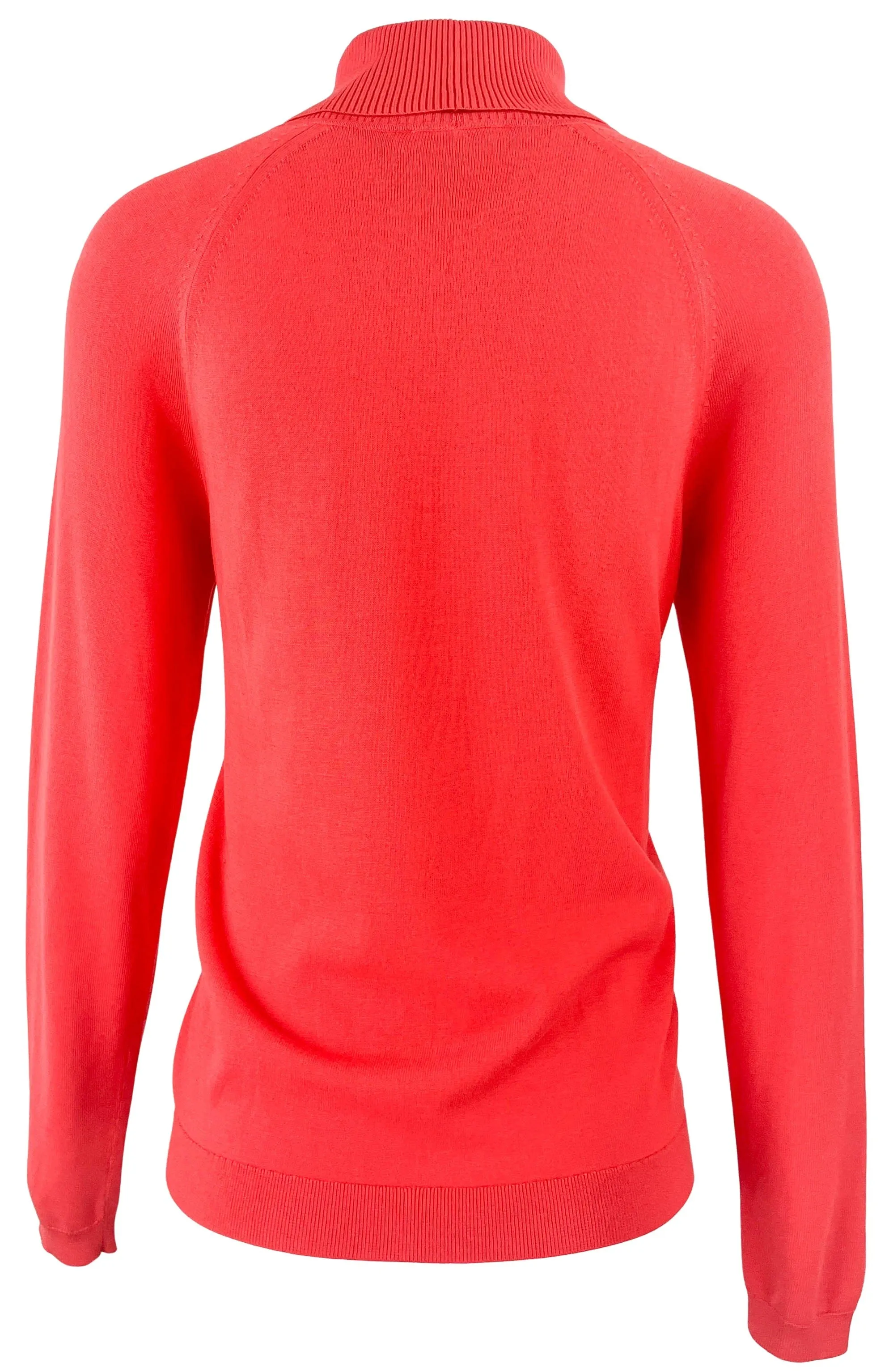 Lafayette 148 Turtleneck in Stamped Poppy