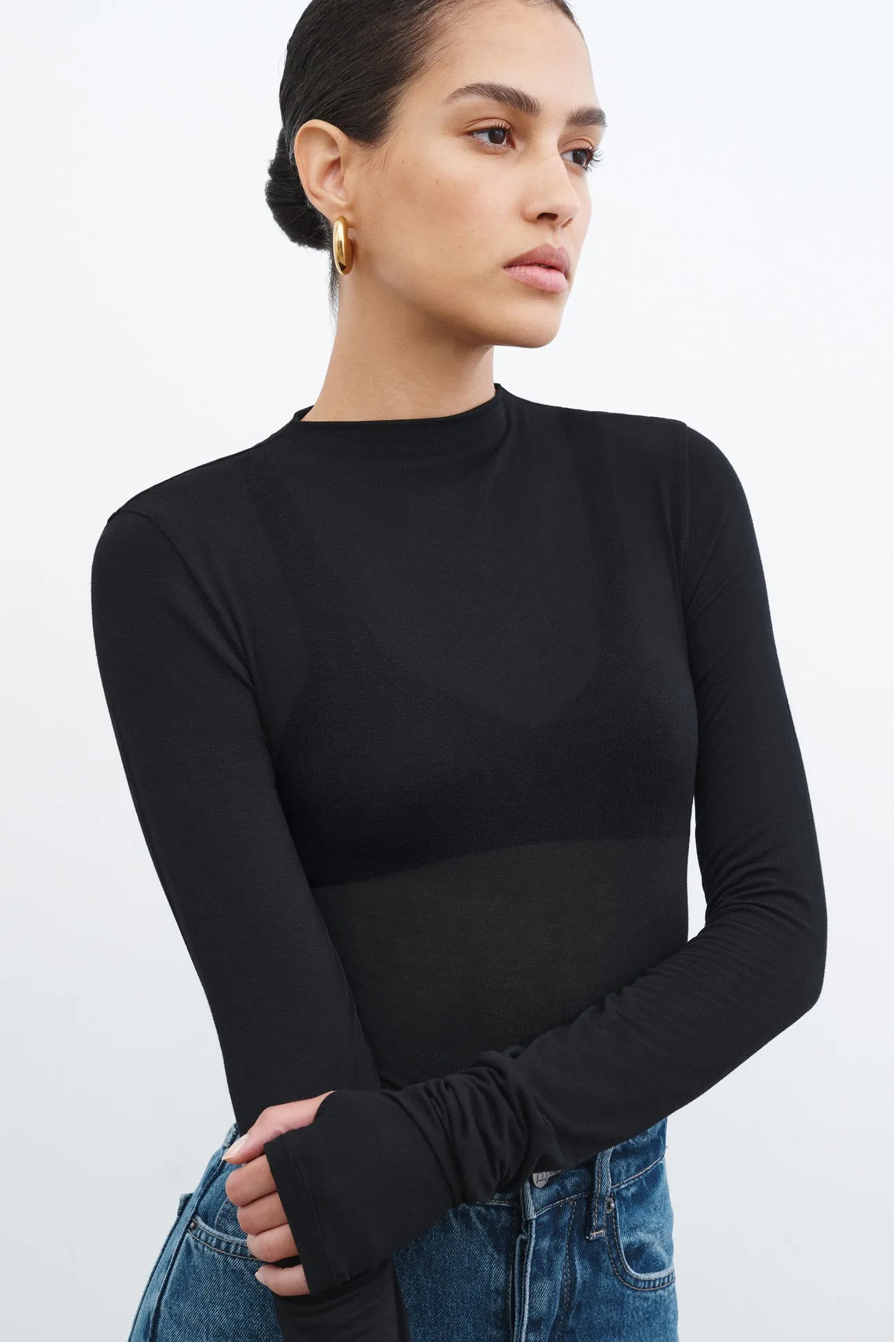 Liana Mock Turtleneck