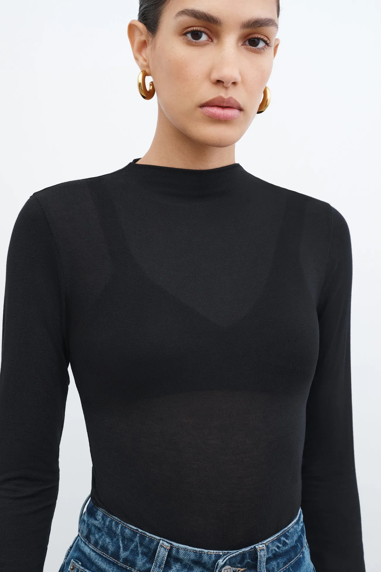 Liana Mock Turtleneck