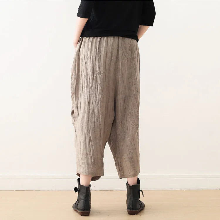 Linen Spring Summer Women  Trousers AMT96222