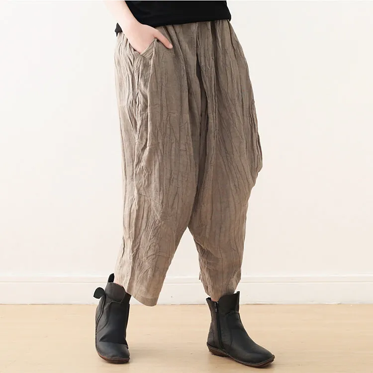 Linen Spring Summer Women  Trousers AMT96222