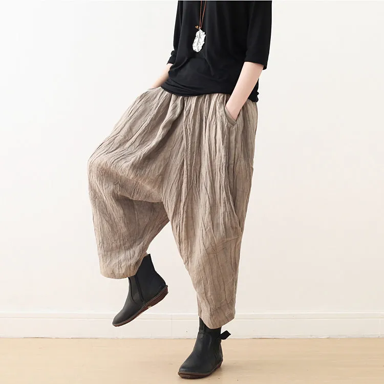 Linen Spring Summer Women  Trousers AMT96222