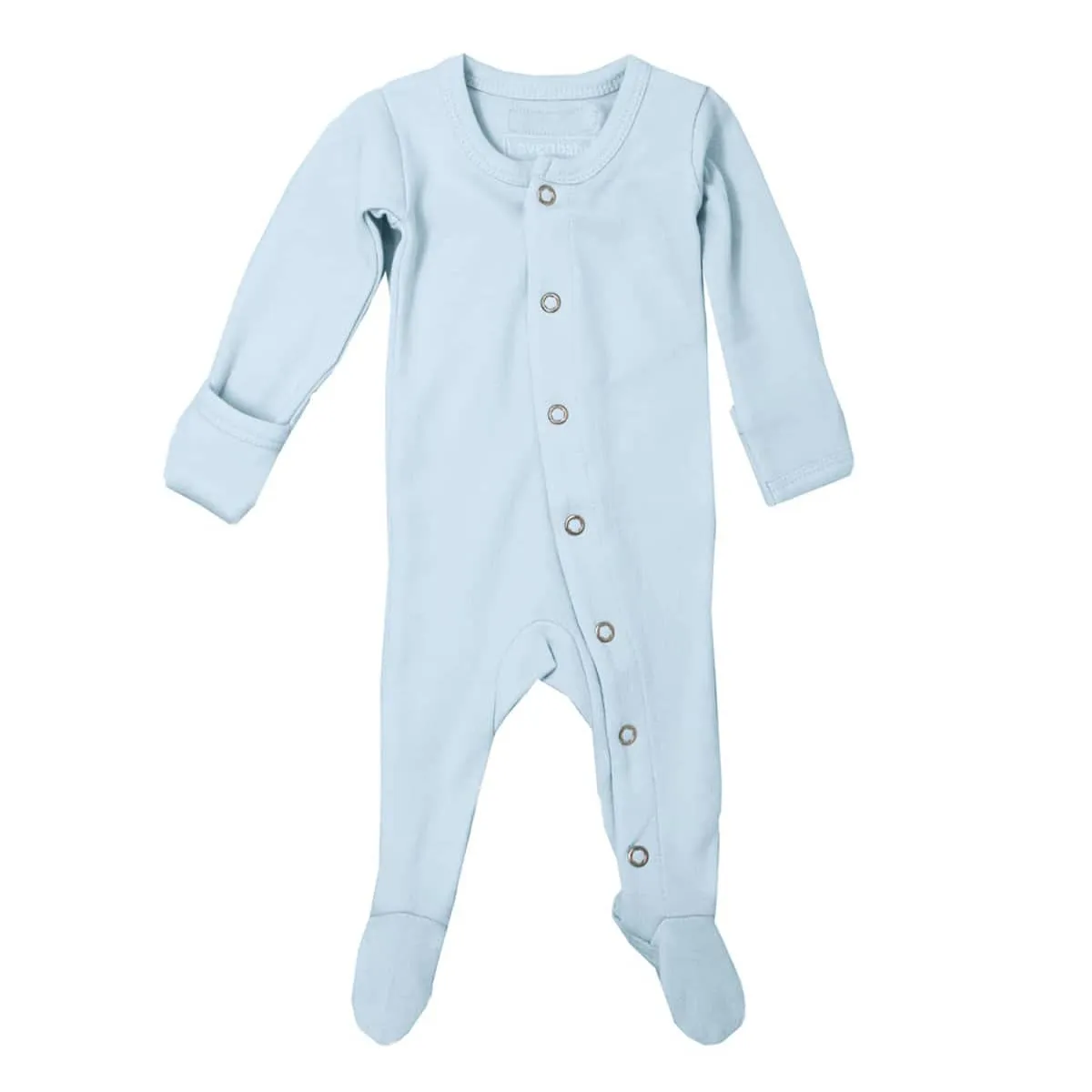 L'ovedbaby Organic Gl'oved Footed Overall - Moonbeam