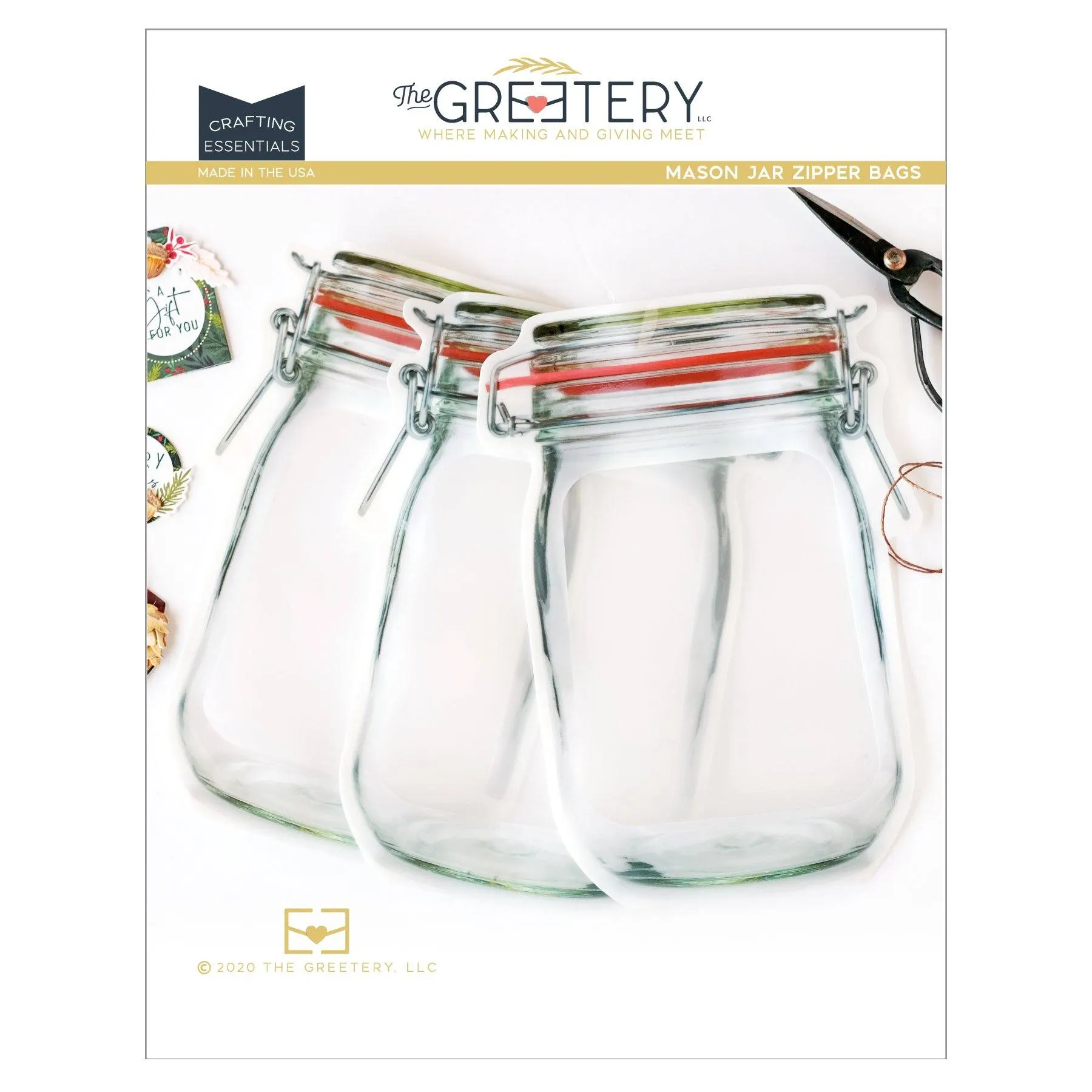 Mason Jar Zip Bags