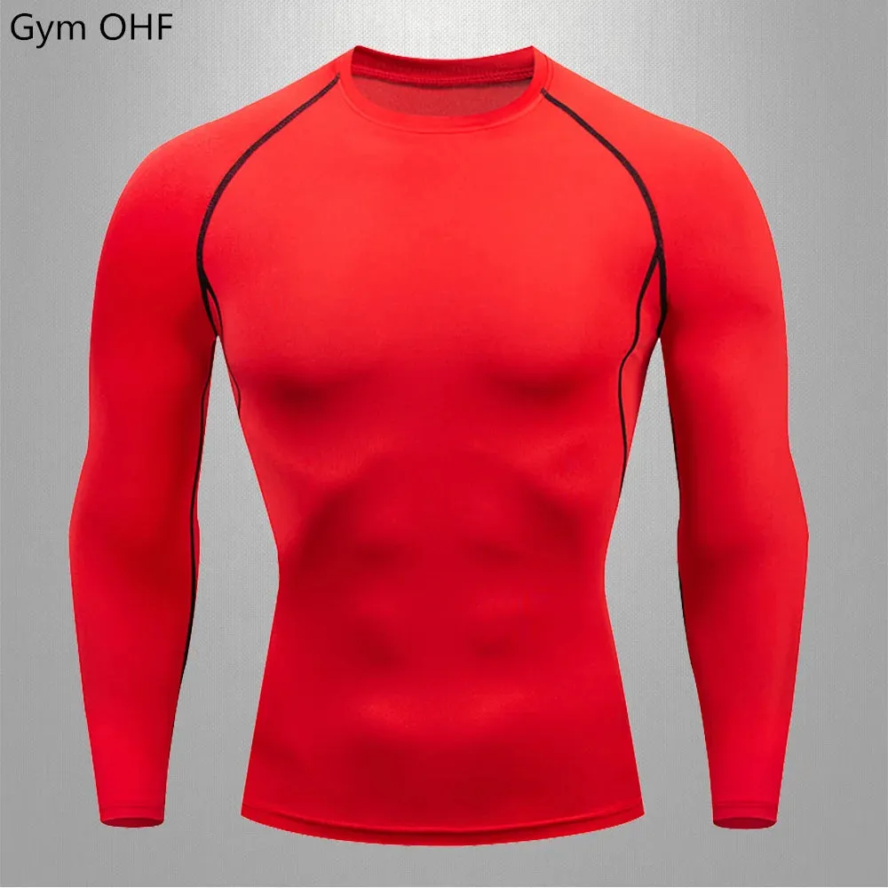 Men's Compression Long Sleeve Running T-Shirt