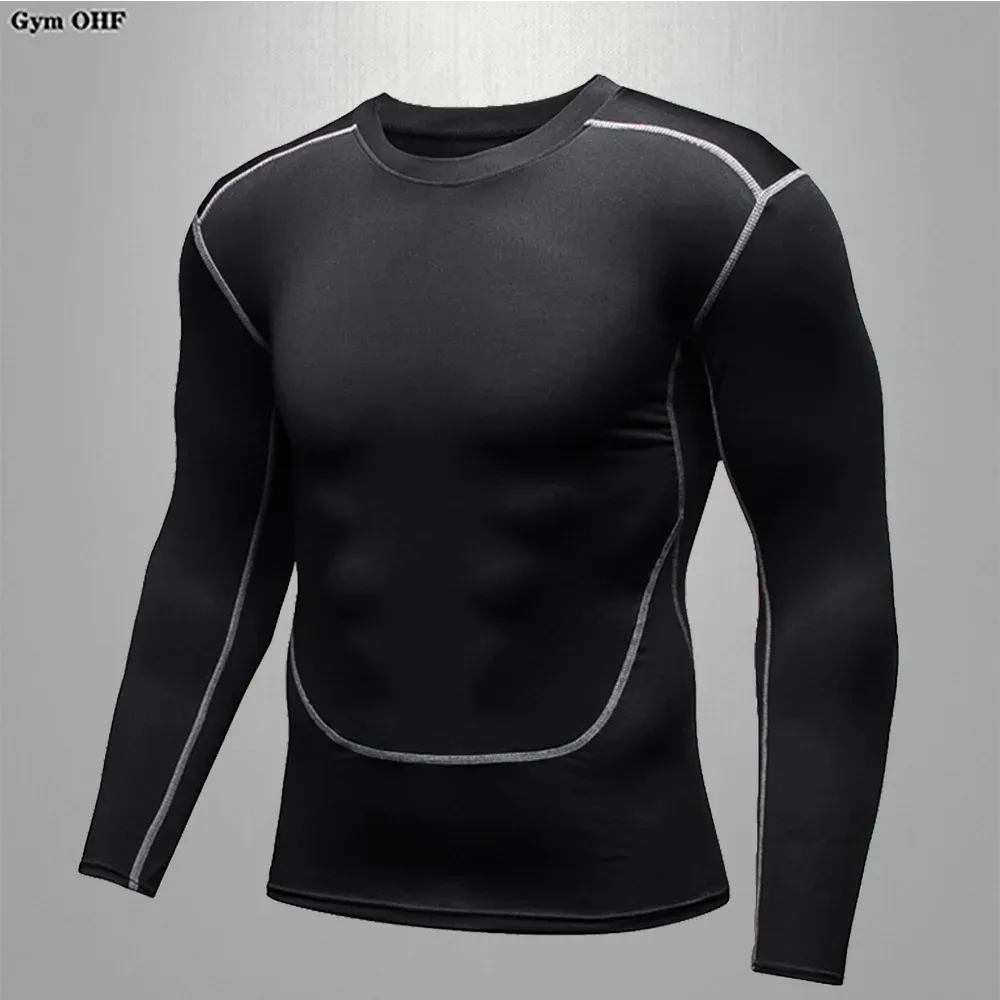 Men's Compression Long Sleeve Running T-Shirt