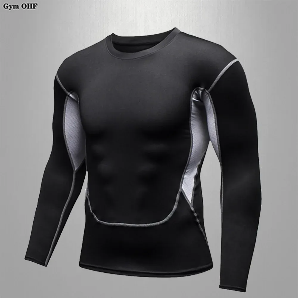 Men's Compression Long Sleeve Running T-Shirt