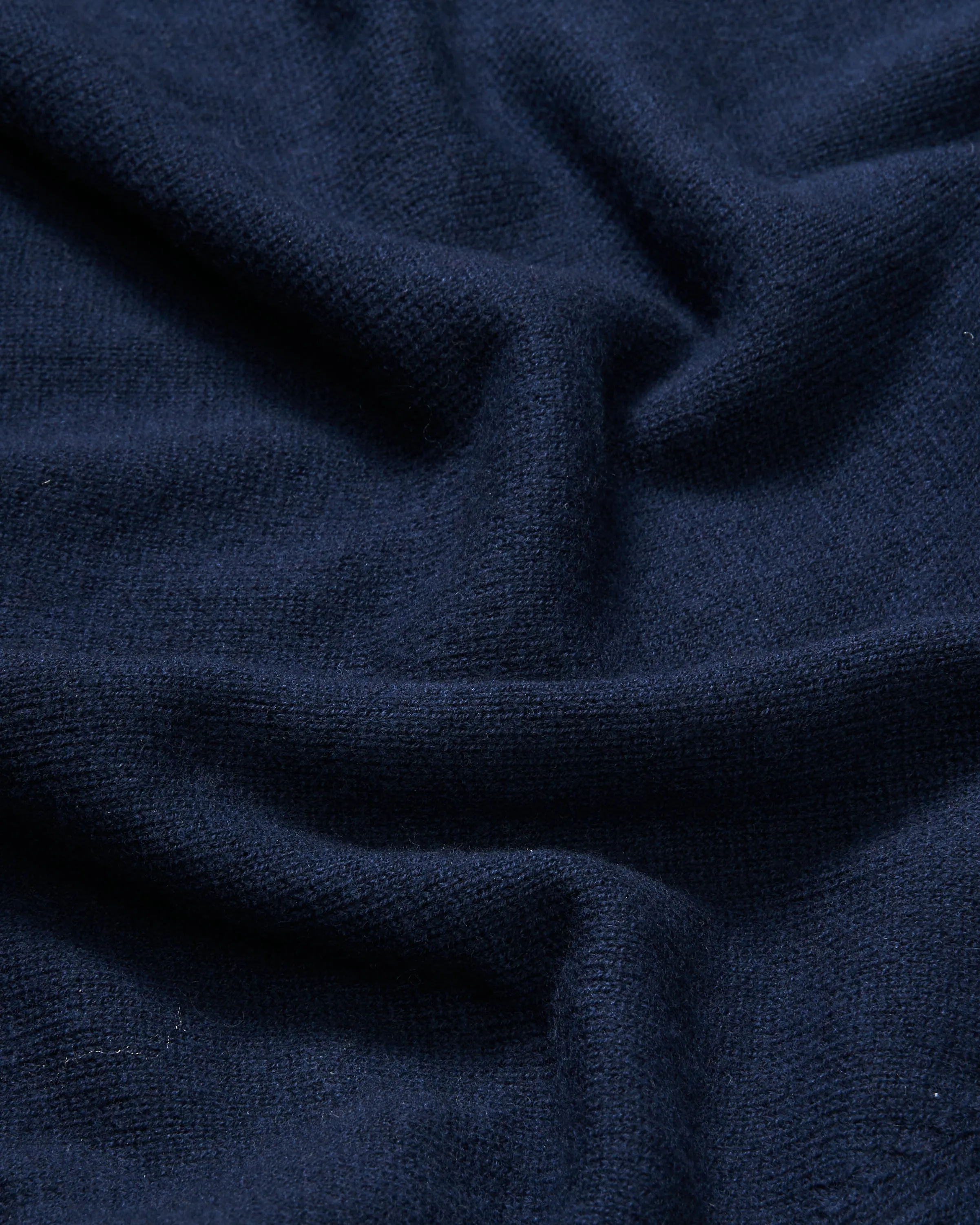 Merino Wool Submariner Turtleneck in Navy