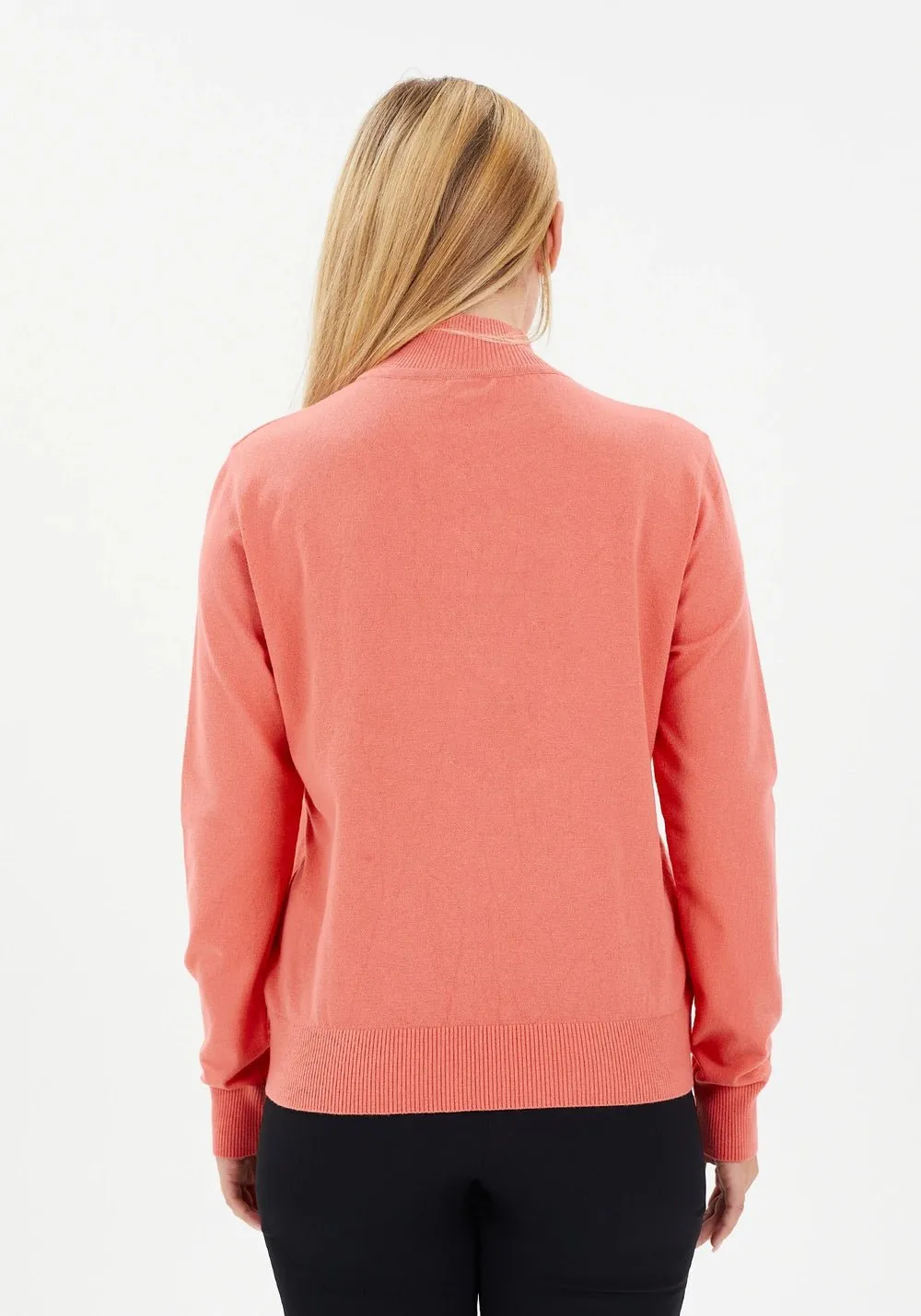 Modest Sporty Style Long Sleeve Turtleneck Sweater