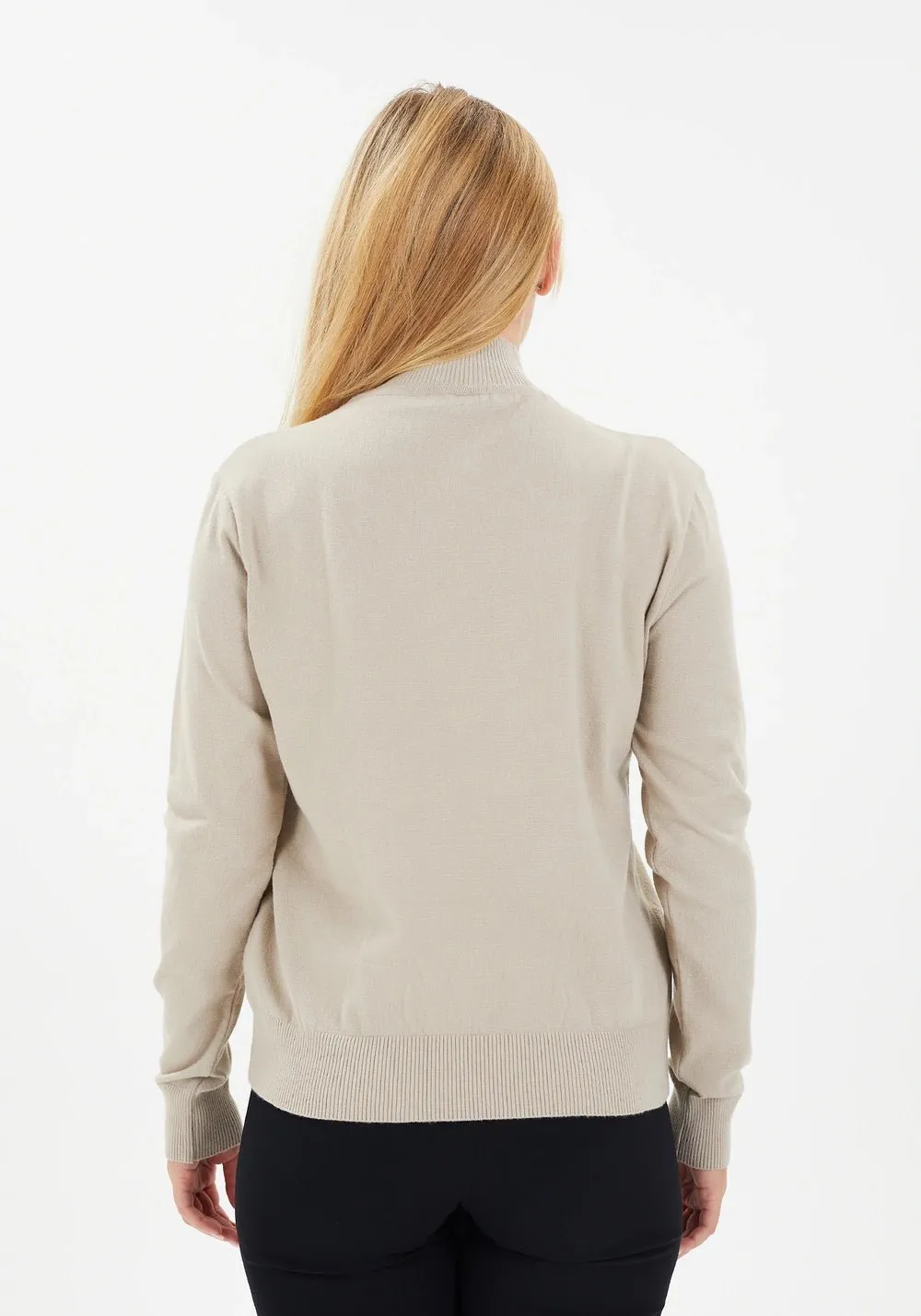 Modest Sporty Style Long Sleeve Turtleneck Sweater