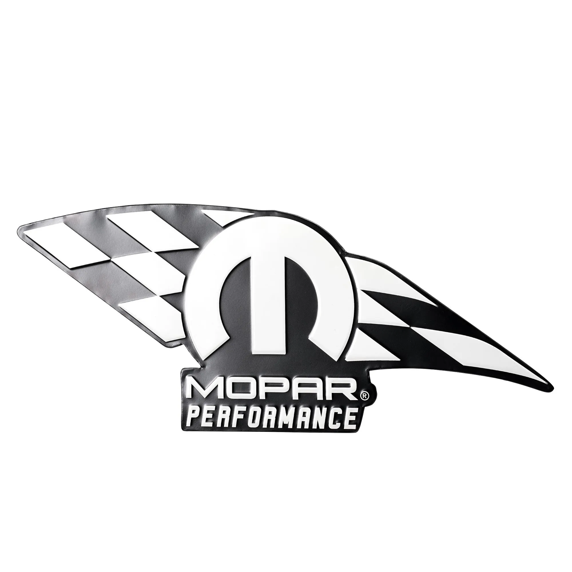 Mopar Performance Embossed Shaped Metal Sign - 9" x 24.25"