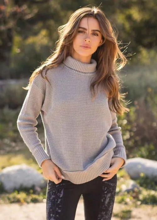 Morana Sweater in Hemp & Cotton Knit