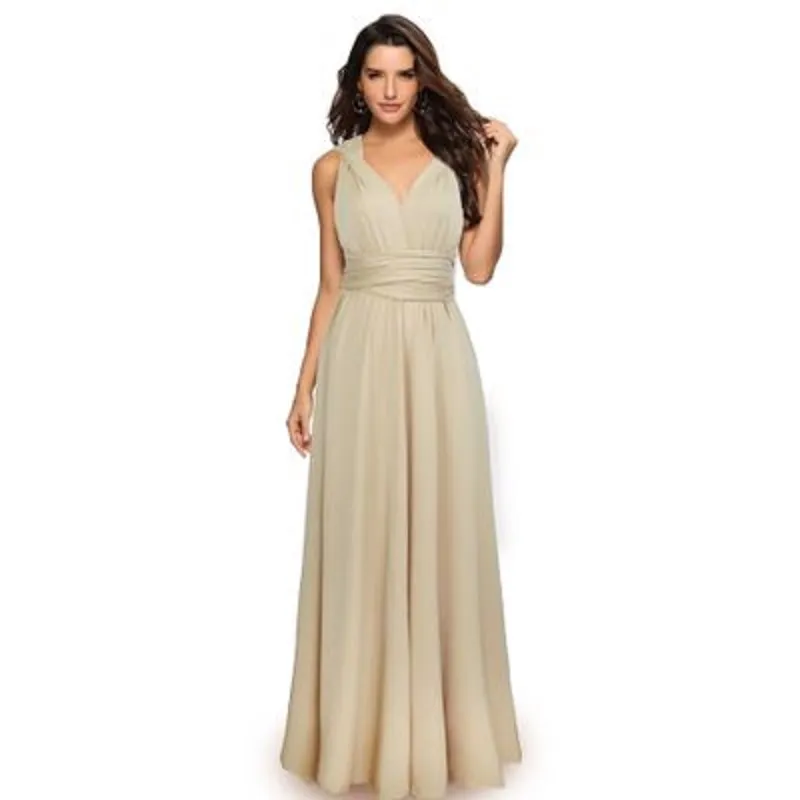 Multiway Wrap Convertible Boho Maxi Club Bandage Long Party Bridesmaids Dress