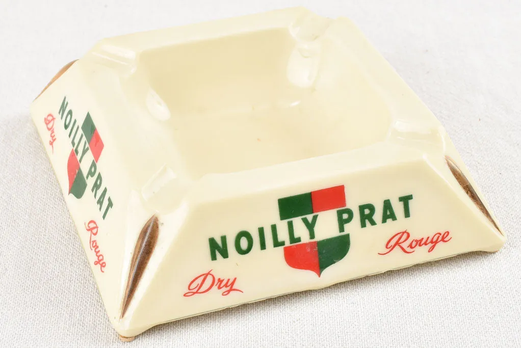 Noily Prat dry rouge vintage ashtray 7"