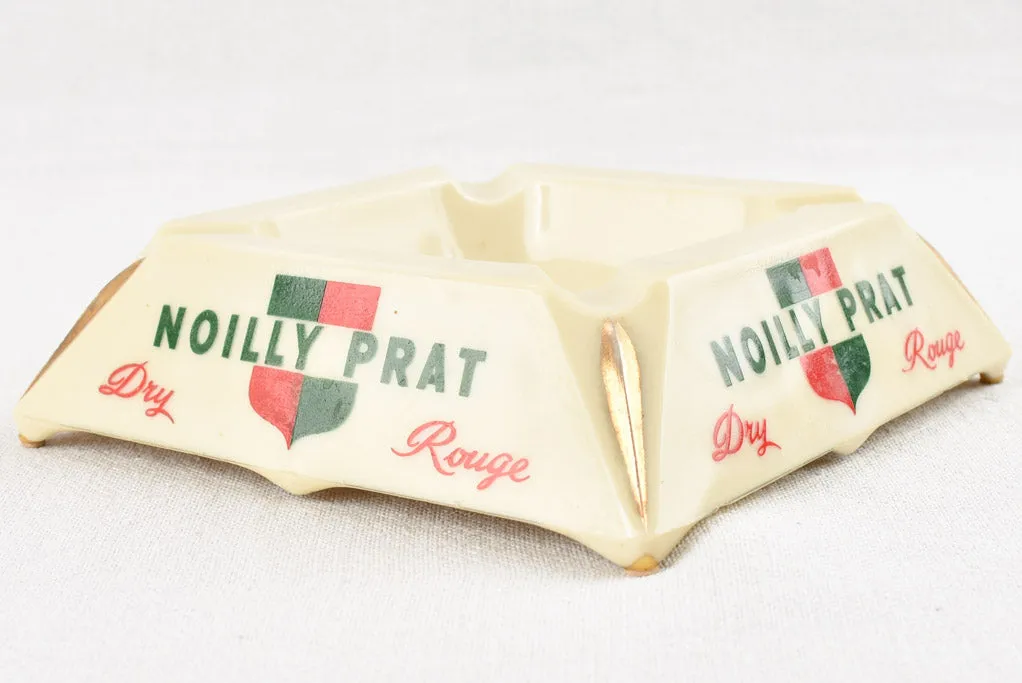 Noily Prat dry rouge vintage ashtray 7"