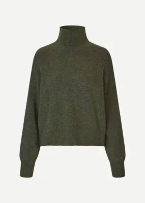 NOLA CASHMERE TURTLENECK | FOREST NIGHT