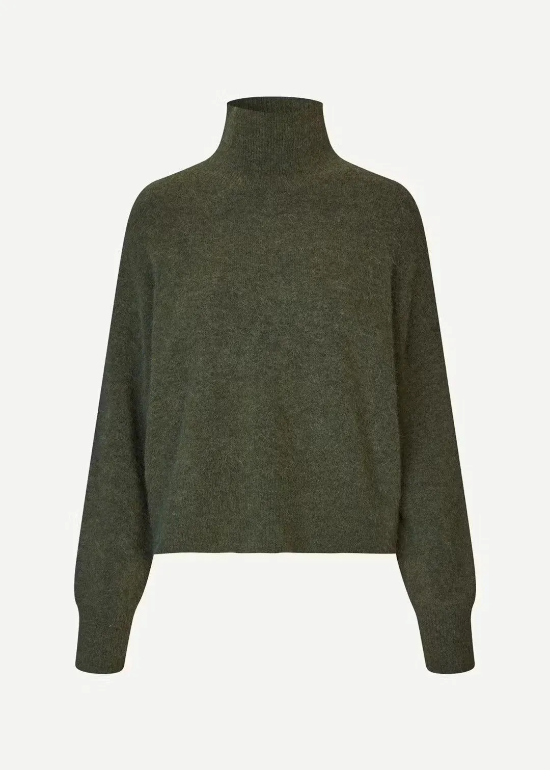 NOLA CASHMERE TURTLENECK | FOREST NIGHT