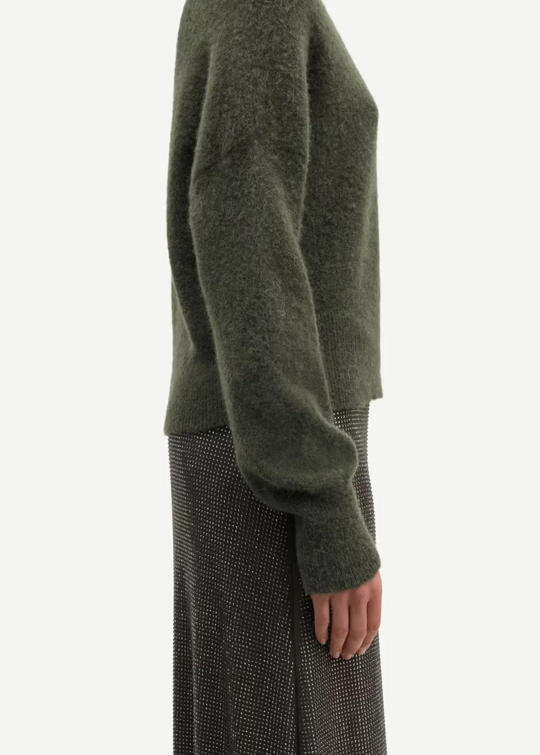 NOLA CASHMERE TURTLENECK | FOREST NIGHT