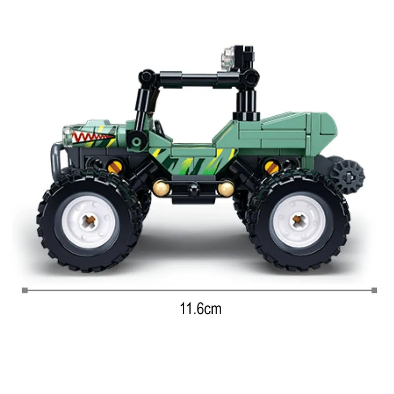 Off-Road Vehicle-Green Building Block Kit (155Pcs)