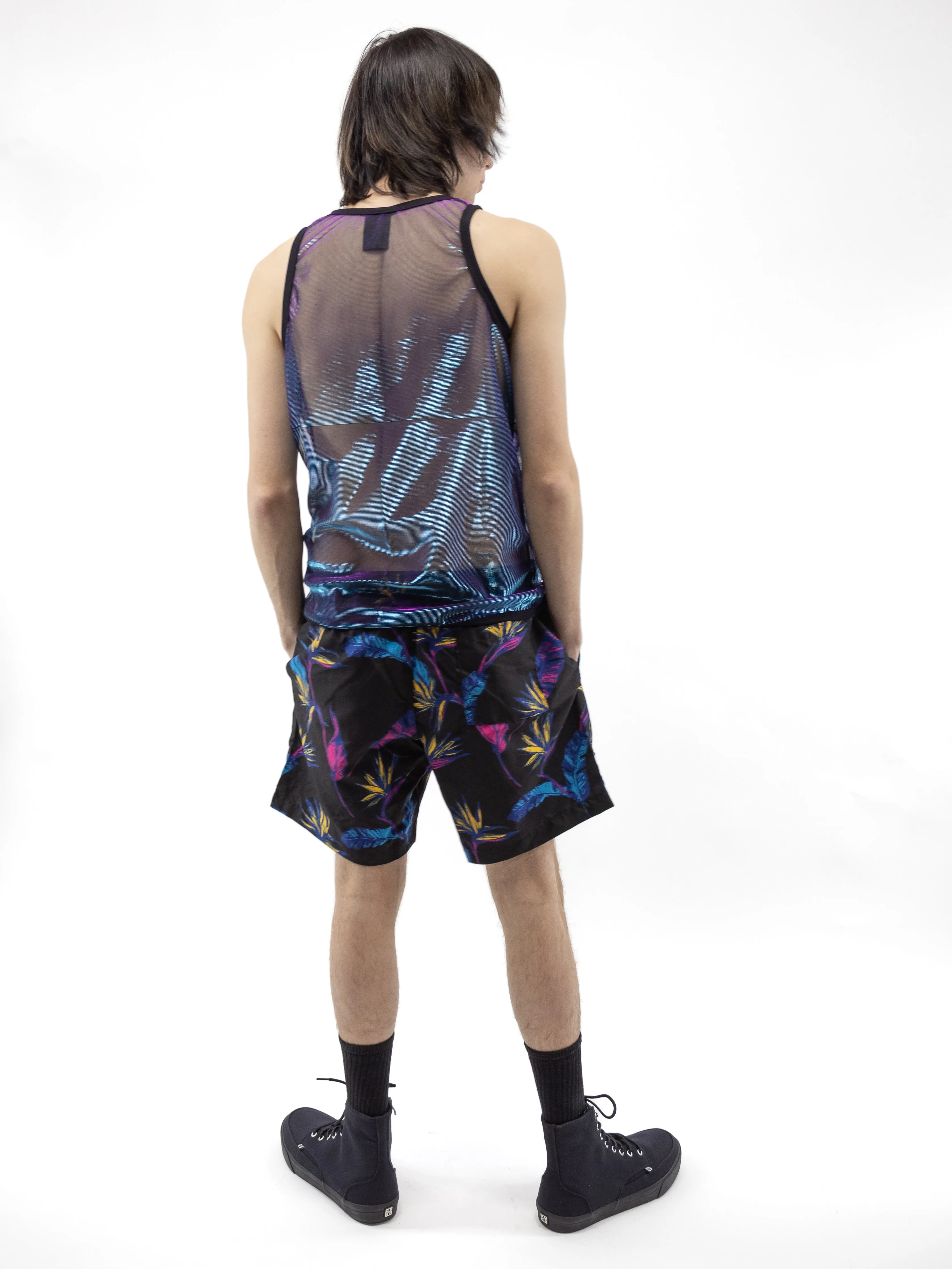 Oil Slick Mesh Tank Top UNISEX