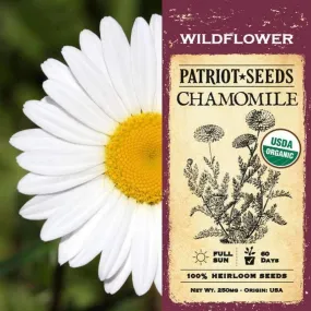 Organic Chamomile Herb Seeds (250mg)