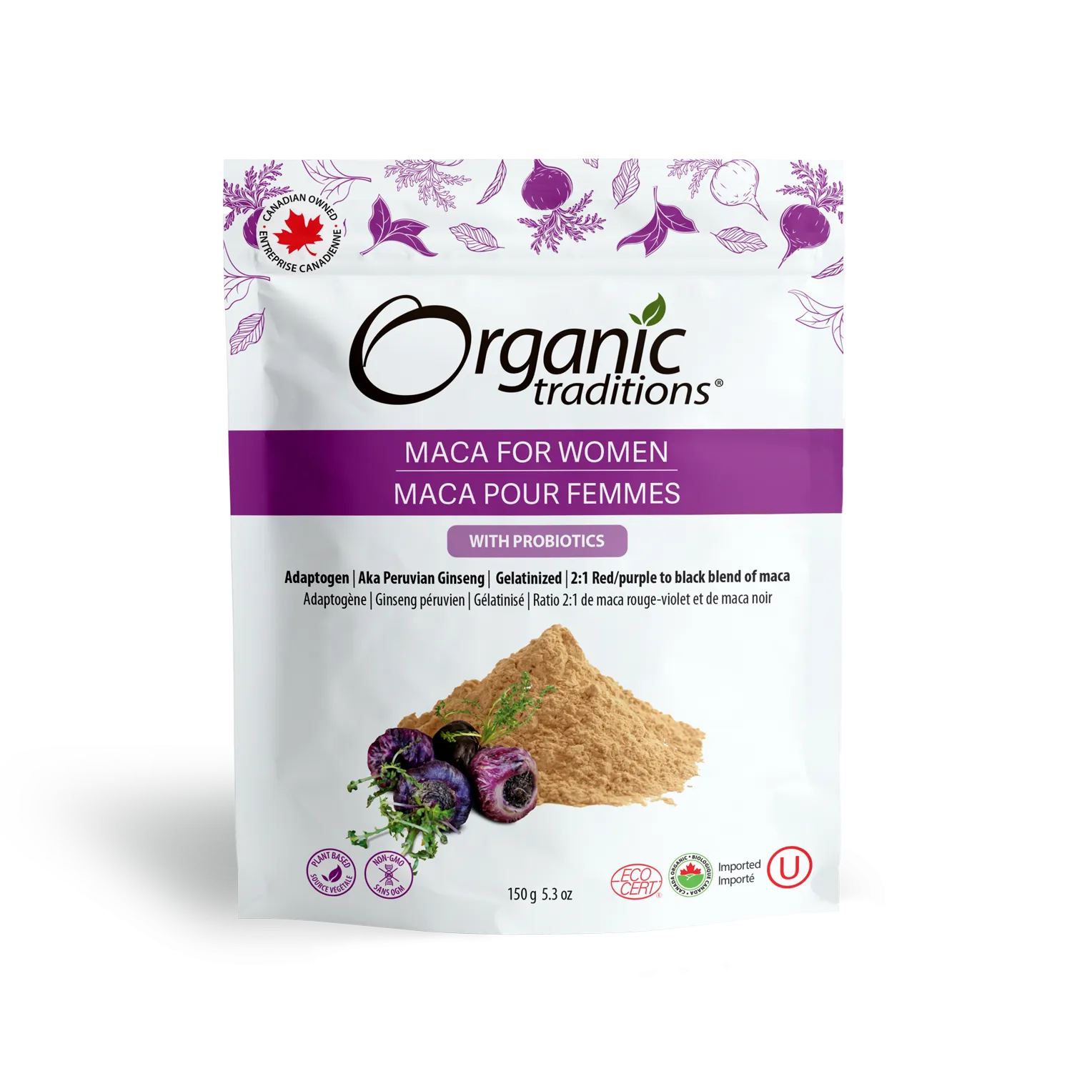 Organic Maca for Women with Probiotics