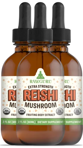 Organic Reishi Mushroom Tincture (3 month supply)