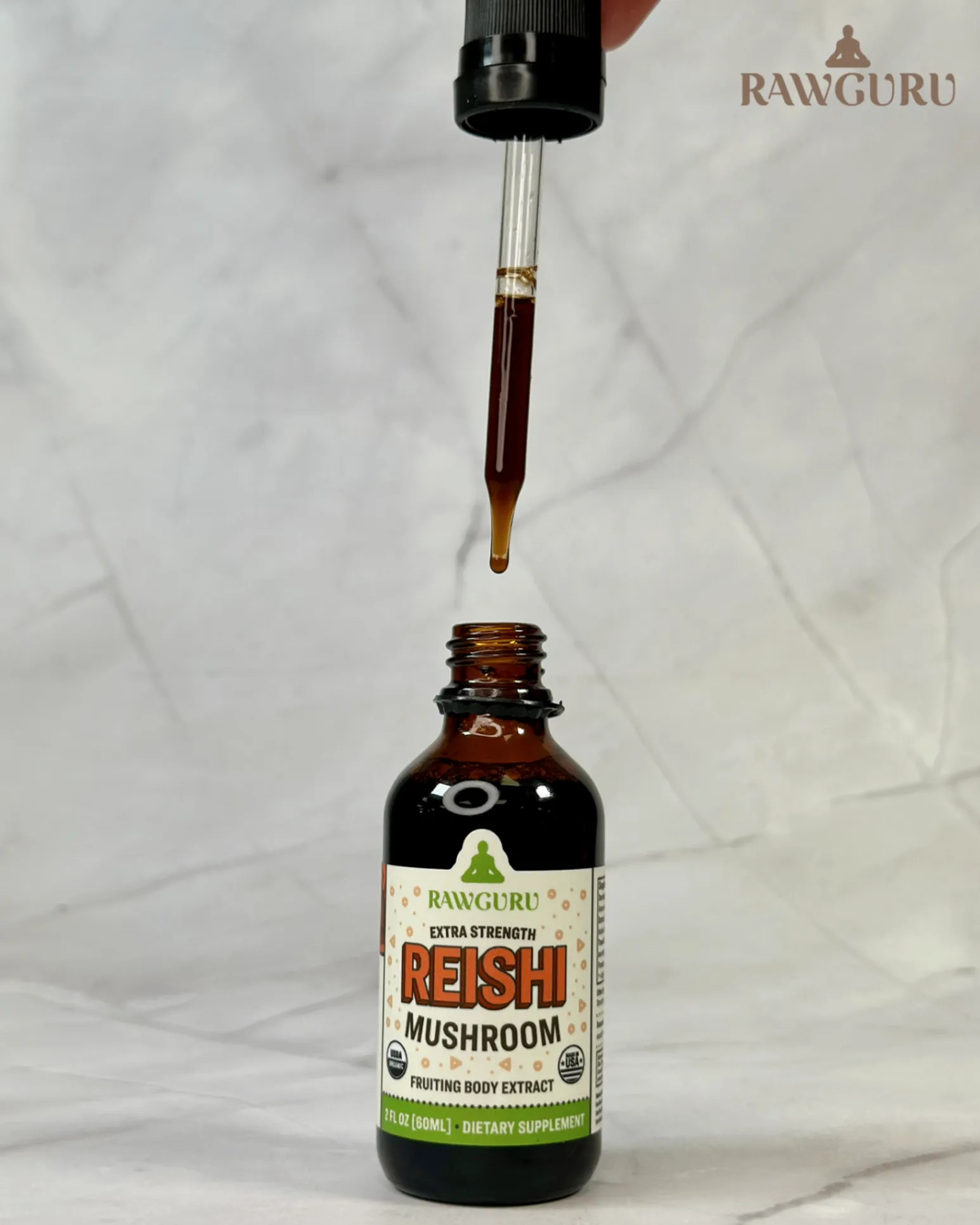 Organic Reishi Mushroom Tincture (3 month supply)