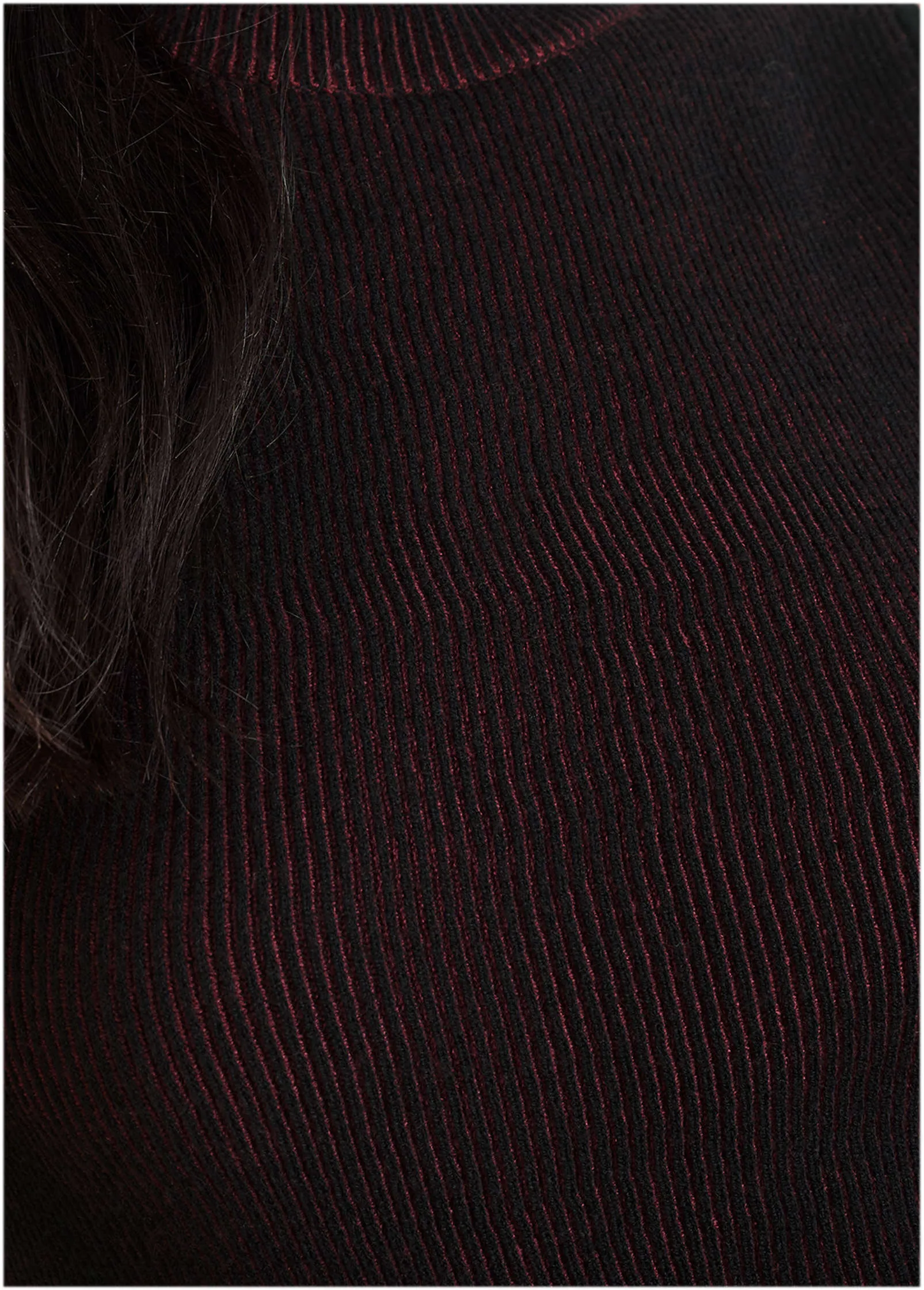 Plaited Tank Sweater - Wine