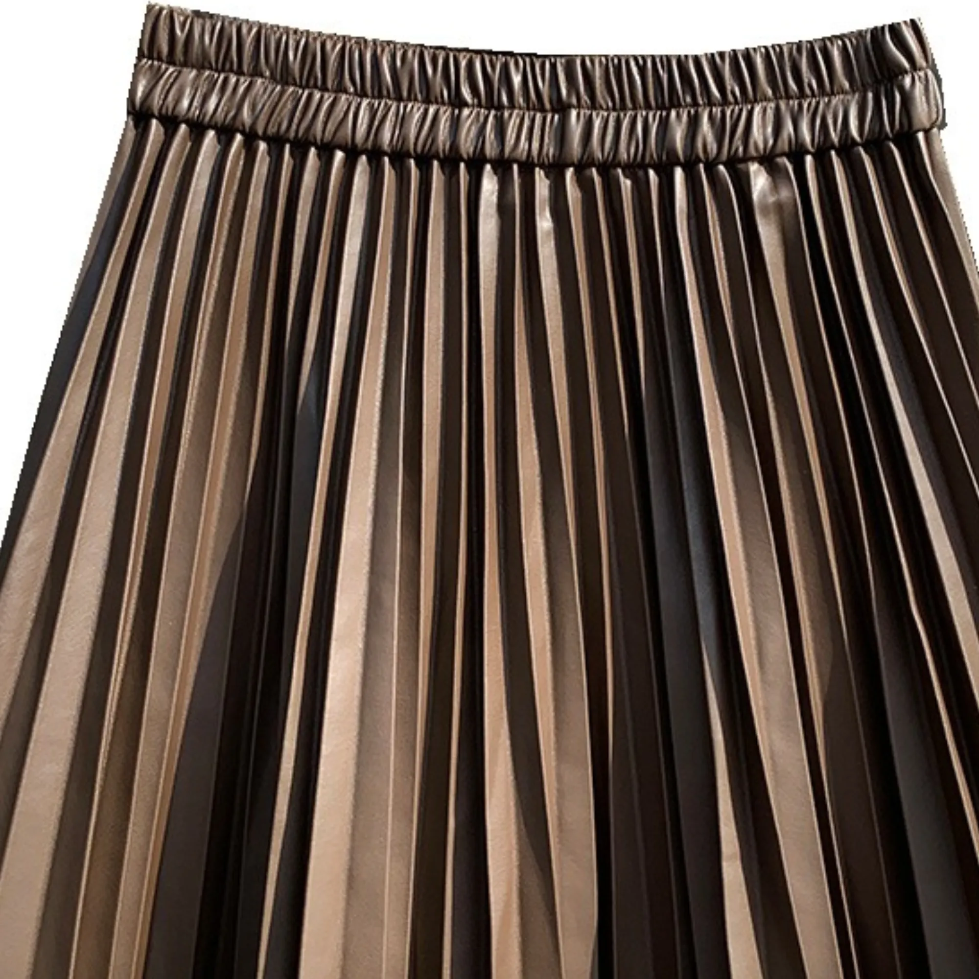 Pre Order:  Faux Leather Pleated Mini Skirt