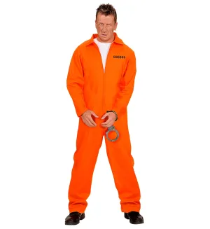 Prisoner Inmate Costume Men's