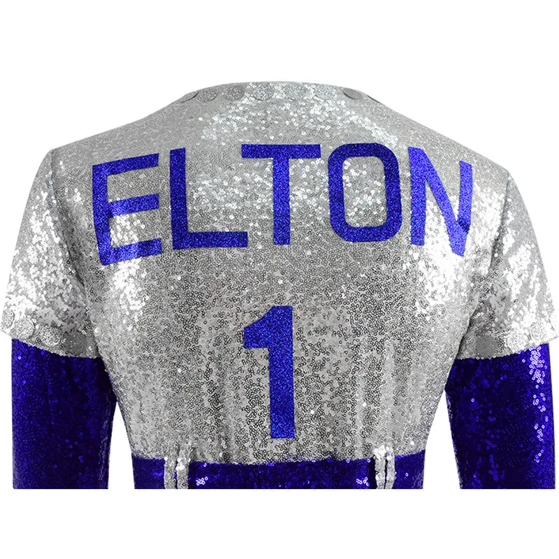 Rocketman Cosplay Elton John Dodgers Costume Baseball Uniform Halloween Cosplay Costume