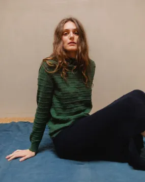 Ros Duke Slub Turtleneck Forest