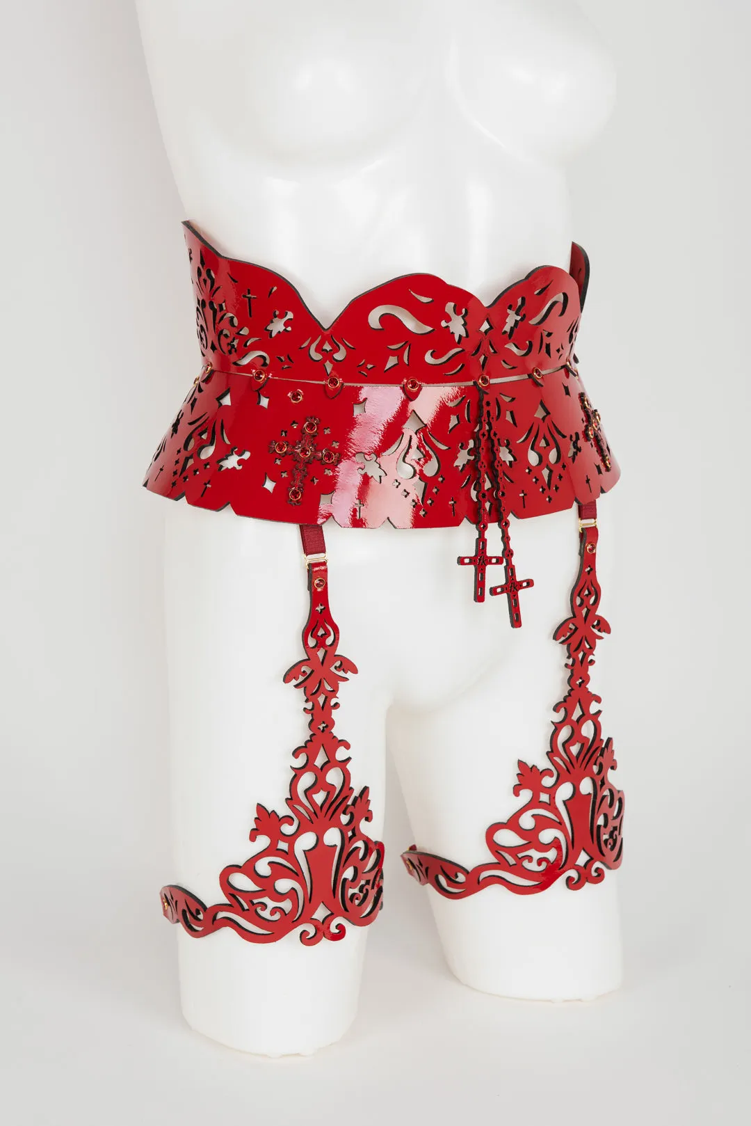 Rosso Waist Belt Garter