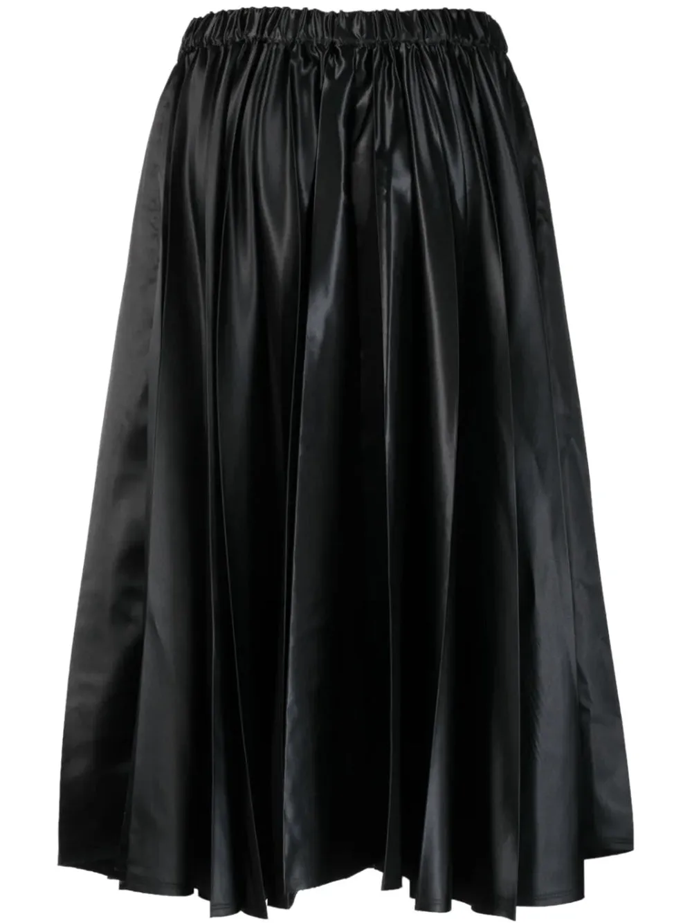 Satin Pleated Skirt